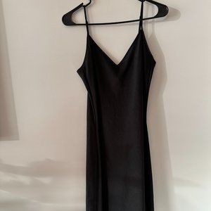 Black Silk Dress